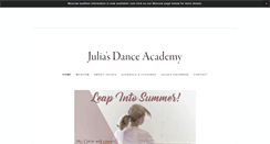 Desktop Screenshot of juliadanceacademy.com